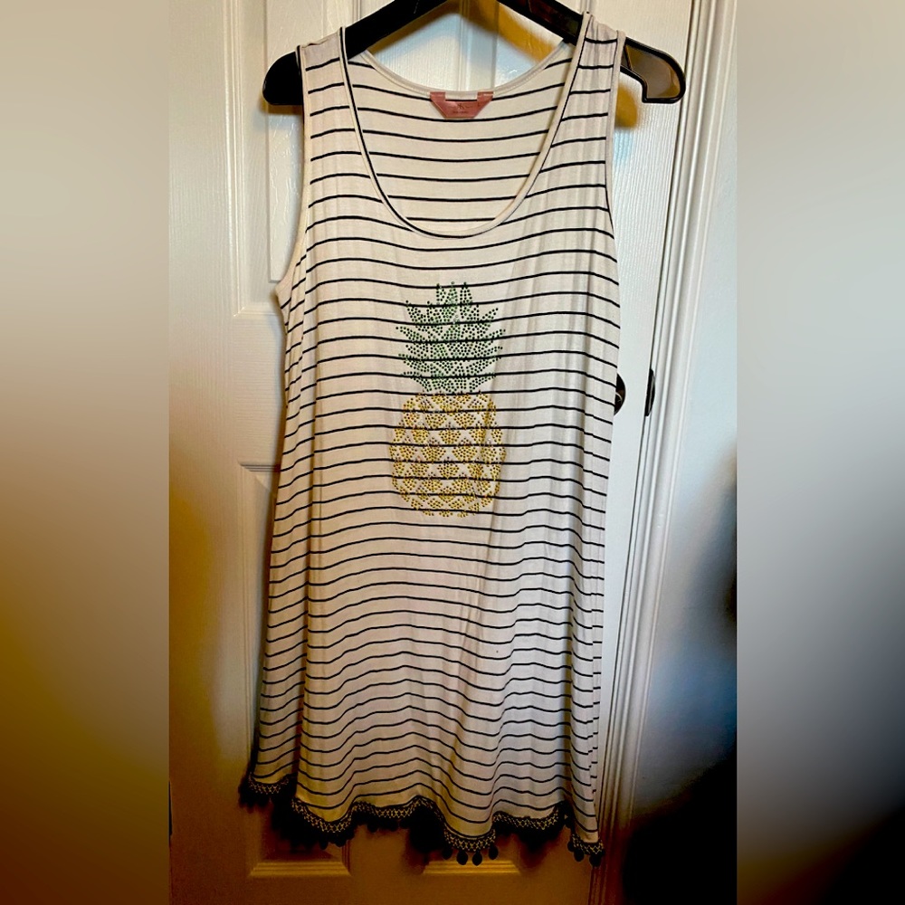 Pine apple Pom Pom dress.